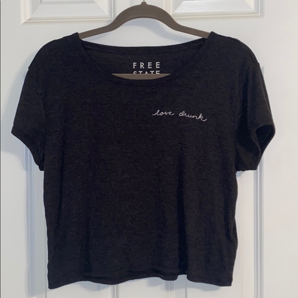 dark grey love drunk tee ッ